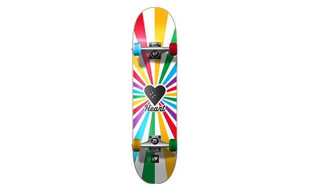 COLOR RAYS COMPLETE SKATEBOARD